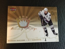 2005-06 FLEER ULTRA SCORING KINGS MARKUS NASLUND GU JERSEY MINT CANUCKS - £2.36 GBP