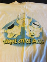 WDCC “Work And Play Don’t Mix Play First” Three Little Pigs T-Shirt XL - $21.95