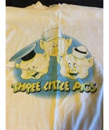 WDCC “Work And Play Don’t Mix Play First” Three Little Pigs T-Shirt XL - £17.24 GBP