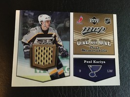 2007-08 Upper Deck Mvp One On One Paul Kariya Rick Nash Dual Gu Jersey Mint - £2.39 GBP