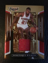 2008 Donruss Playoff Sports Legends Dominique Wilkins Gu Jersey 165/300 Mt - £2.39 GBP