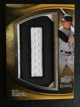 2009 Upper Deck Icons Lettermen Nate Mclouth Patch &quot;O&quot; Pittsburgh Pirates 15/40 - £2.35 GBP