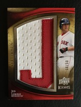2009 Upper Deck Icons Lettermen Jed Lowrie Patch &quot;J&quot; Boston Red Sox 38/50 - £2.37 GBP