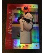 2002 LEAF LMITED MIRROR RED JOSH BECKETT GAME WORN JERSEY MARLINS 147/15... - €2,56 EUR