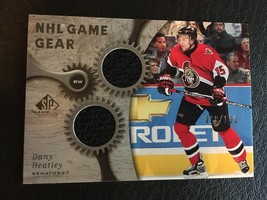 2005-06 Sp Game Used Nhl Game Gear Dany Heatley Gu Jersey 39/100 Mint Senators - £2.34 GBP