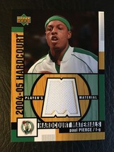 2004-05 Upper Deck Hardcourt Materials Paul Pierce Game Used Jersey Celtics Mt - £2.35 GBP