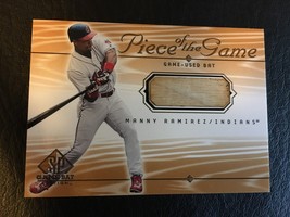 2000 Upper Deck Sp Piece Of The Game Manny Ramirez Indians Gu Bat Edition Mint - £2.34 GBP