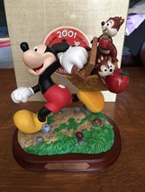 2001 Disneyana Convention Picnic Time Figurine Mickey Mouse Chip ‘N Dale - £153.90 GBP