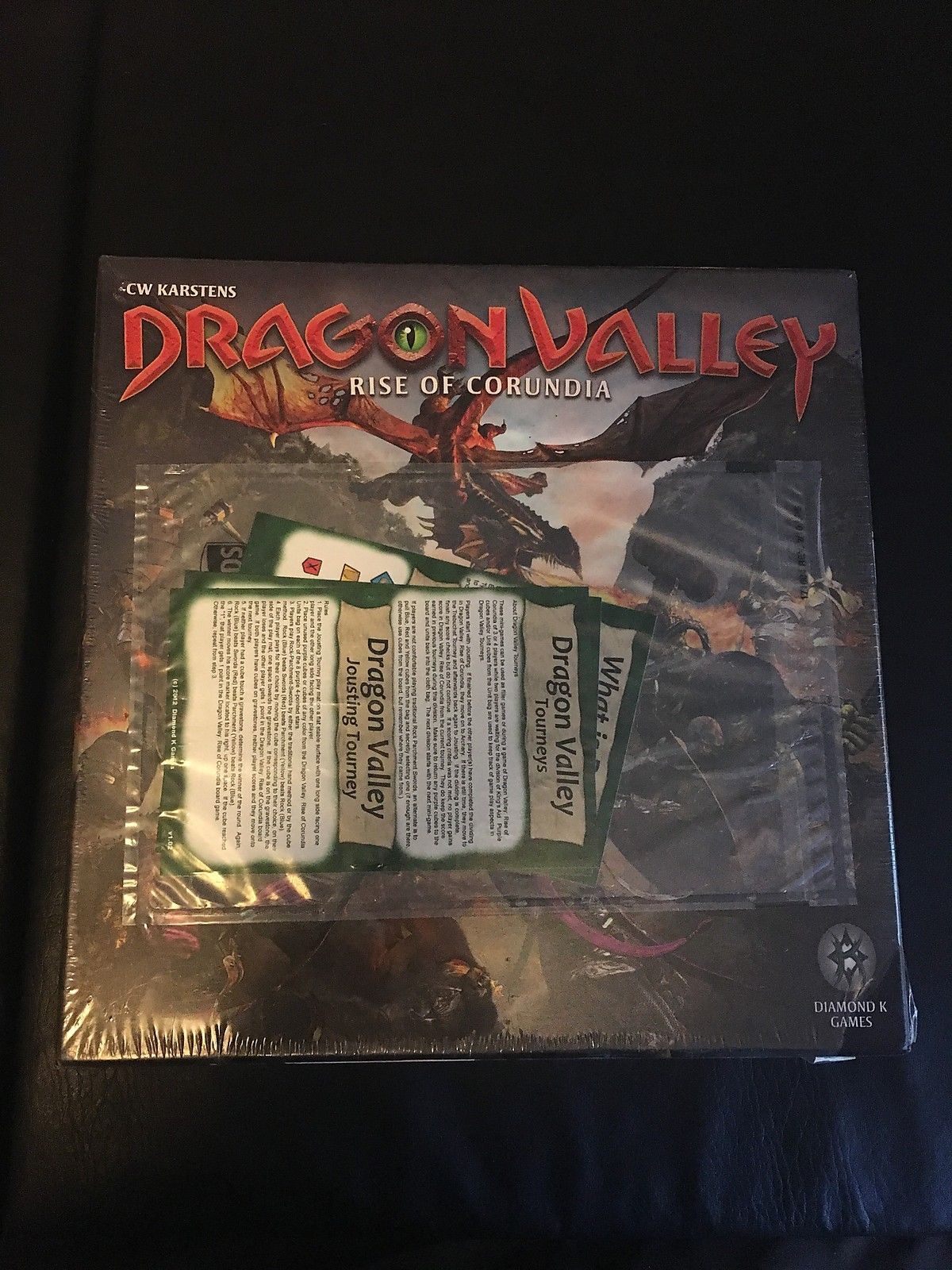 CW KARSTENS DRAGON VALLEY RISE OF CORUNDIA BOARD GAME NEW SEALED 2011 - $54.13