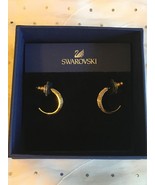 Swarovski Gold Volatile Crystal Pave Hoop Earrings *NEW* 5007754  - €72,45 EUR