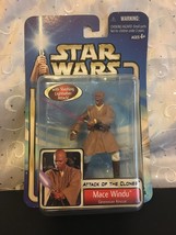Star Wars Attack Of The Clones Mace Windu Geonosian Rescue #28 2002 - $10.95