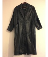 Wilsons Black Genuine Leather Thinsulate Dress Coat Small - $2,835.93 MXN