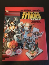 THE NEW TEEN TITANS GAMES GRAPHIC NOVEL HARD COVER WOLFMAN PEREZ DC COMICS - $19.30