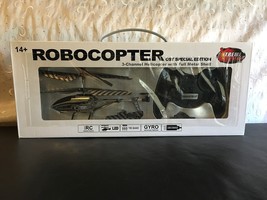 Robcopter GST Special Edition 3 Channel RC Helicopter Silver Metal Body - £38.19 GBP
