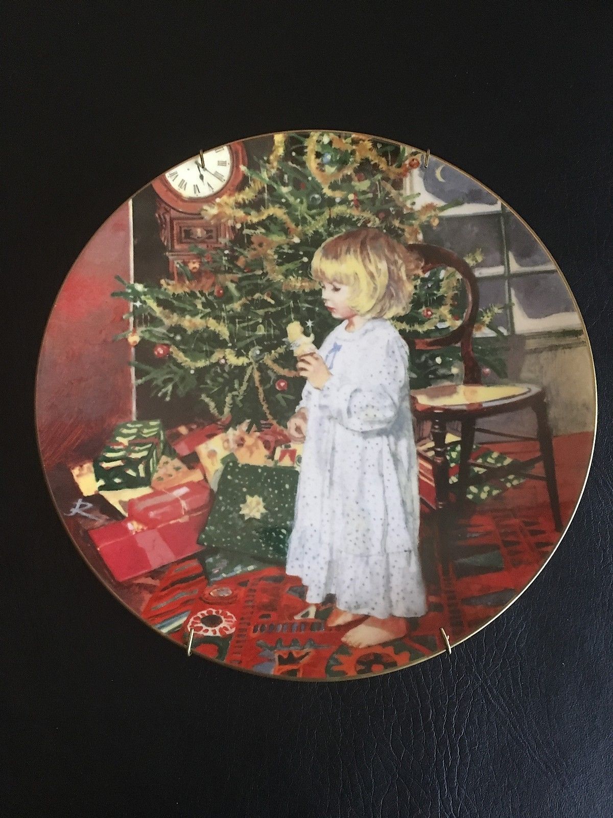 COALPORT CHILDREN AT CHRISTMAS LIMITED EDITION COLLECTOR PLATE CHRISTMAS ANGEL - £18.87 GBP