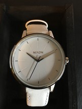 Nixon Women’s Kensington White Leather Band Quartz Watch “Movin Out”  - £78.06 GBP