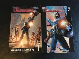 The Ultimates Vol. 1 &amp; 2 SUPER-HUMAN Homeland Security Marvel Lot Of (2) Tpb New - £11.44 GBP