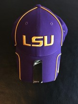 NIKE LEGACY 91 DRI-FIT LSU TIGERS EMBROIDERED CAP HAT ADULT ONE SIZE PURPLE NWT - £37.42 GBP