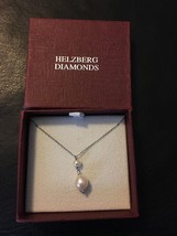 Helzberg Diamonds White Cultured Pearl Sterling Silver Pendant Necklace  - £38.19 GBP