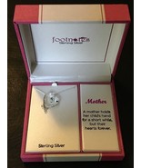 Footnotes .925 Sterling Silver MOTHER HEART NECKLACE NIB Beautiful! - $47.69 CAD