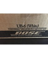 BOSE UNIVERSAL WALL/CEILING SPEAKER MOUNT KIT UB-6 WHITE 1 PAIR NIB - $39.03 CAD