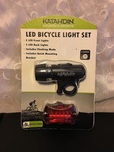 KATAHDIN MOUNTAIN SPORTS LED BICYCLE LIGHT SET * NEW* - £12.90 GBP