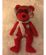 TY BEANIE BABIES  BEARON RED BEAR MIDWEST AIRLINES RARE 2003 100TH ANNIV... - $17.16 CAD
