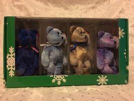 TY JINGLE BEANIES CLUBBY EDITION I,II,III,IV BEANIE BABIES NIB CHRISTMAS - £11.71 GBP