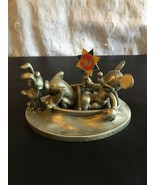2000 DISNEYANA CONVENTION AU REVOIR PEWTER MICKEY &amp; PLUTO FIGURINE &amp; PIN... - $98.33 CAD