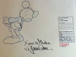 Original Disney Mickey Mouse Brave Little Tailor Figurine Drawing #1 Marc Delle - £109.73 GBP