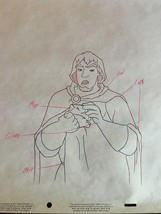 Original Disney Hunchback Of Notre Dame Phoebus Animation Production Dra... - $975.00