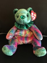 TY BEANIE BABY MAY BIRTHDAY BEAR CLOWN COLLAR MINT &amp; MINT TAGS RETIRED NEW - $8.75