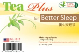Tea for Better Sleep Aid Sleep Improves sleep quality Made in America 養生安眠茶 - $33.25