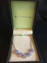 Sterling Silver Tanzanite 3.80 Ct. Floral Necklace Ross Simons - £118.47 GBP