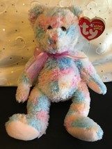 TY BEANIE BABIES TWIRLS THE BEAR 8&quot; NEW WITH TAGS MINT - £6.23 GBP