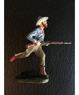 ELASTOLIN GERMAN VINTAGE COMPOSTION WESTERN COWBOY RUNNING WITH RIFLE IN... - £25.40 GBP