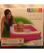 INTEX PLAY BOX POOL INFLATABLE KIDDIE KIDS TODDLER SQUARE SPLASH SWIMMIN... - €18,11 EUR