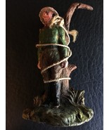 ELASTOLIN GERMAN VINTAGE COMPOSTION WESTERN COWBOY INDIAN TIED TO TREE - $39.57