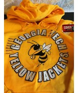 Georgia Tech Yellow Jackets Embroidered Yellow Hooded Sweatshirt Ladies ... - $41.55 CAD