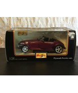 MAISTO 1:18 DIECAST CAR MODEL 1997 PLYMOUTH PROWLER NIB PURPLE METALIC - $51.32 CAD