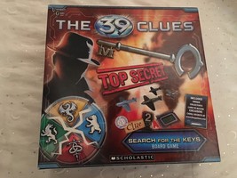 THE 39 CLUES TOP SECRET SEARCH FOR THE KEYS BOARD GAME SCHOLASTIC NEW - $28.98