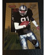 1998 BOWMAN&#39;S BEST CERTIFIED AUTOGRAPH 4A TIM BROWN OAKLAND RAIDERS AUTO... - £21.61 GBP