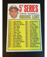 1967 TOPPS BASEBALL 5TH SERIES CHECKLIST ROBERTO CLEMENTE #361 - $272.74 MXN