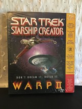 STAR TREK STARSHIP CREATOR WARP II NEW SEALED W/ COMMMAND GUIDE Pc Windows / Mac - £19.29 GBP