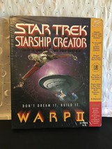STAR TREK STARSHIP CREATOR WARP II NEW SEALED W/ COMMMAND GUIDE Pc Windows / Mac - $24.14