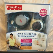 FISHER PRICE LONG DISTANCE 900MHz BABY MONITOR BUILT IN NIGHT LIGHT 4 CH... - £27.80 GBP