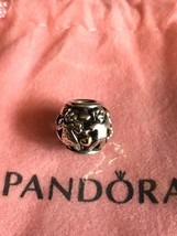 Genuine Pandora Silver &amp; 14K Gold Family Forever Hearts Charm *New* #791040 - £38.01 GBP