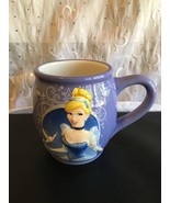 WALT DISNEY 3D PRINCESS CINDERELLA FAIRY TALE MUG COFFEE CUP - $27.73 CAD