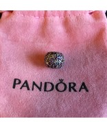 GENUINE PANDORA  STERLING SILVER PAVE LIGHTS MULTI-COLORED CHARM NEW 791... - $1,002.71 MXN
