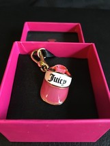 Juicy Couture Pink &amp; White Tennis Visor Cap Charm  - $149.95